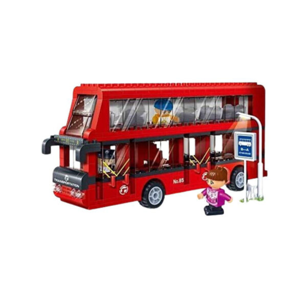 Banbao Transportation London Double Decker Bus (412 Pieces)